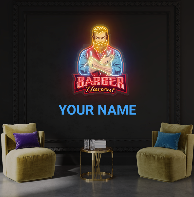 Enseigne LED néon pour salon de coiffure