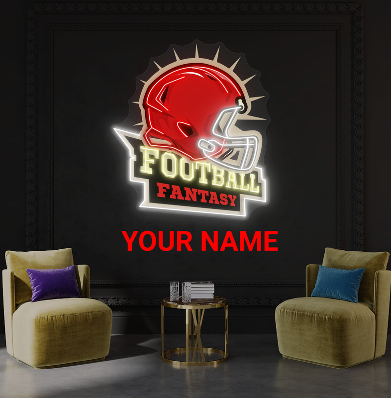 Enseigne lumineuse LED néon Football Fantasy
