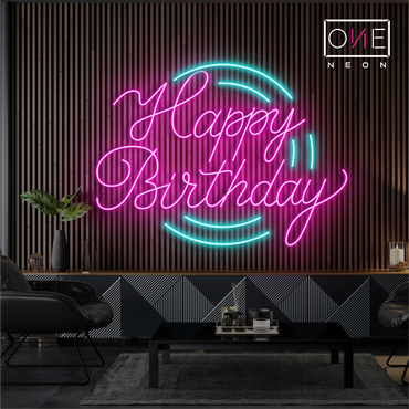Joyeux Anniversaire Enseigne Néon