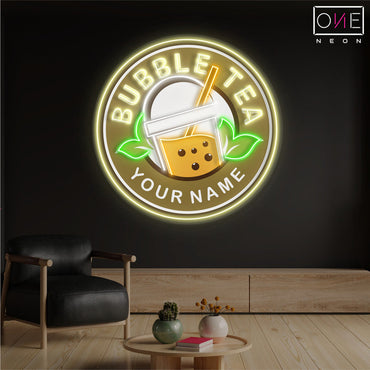 Enseigne Néon LED "Bubble Tea"