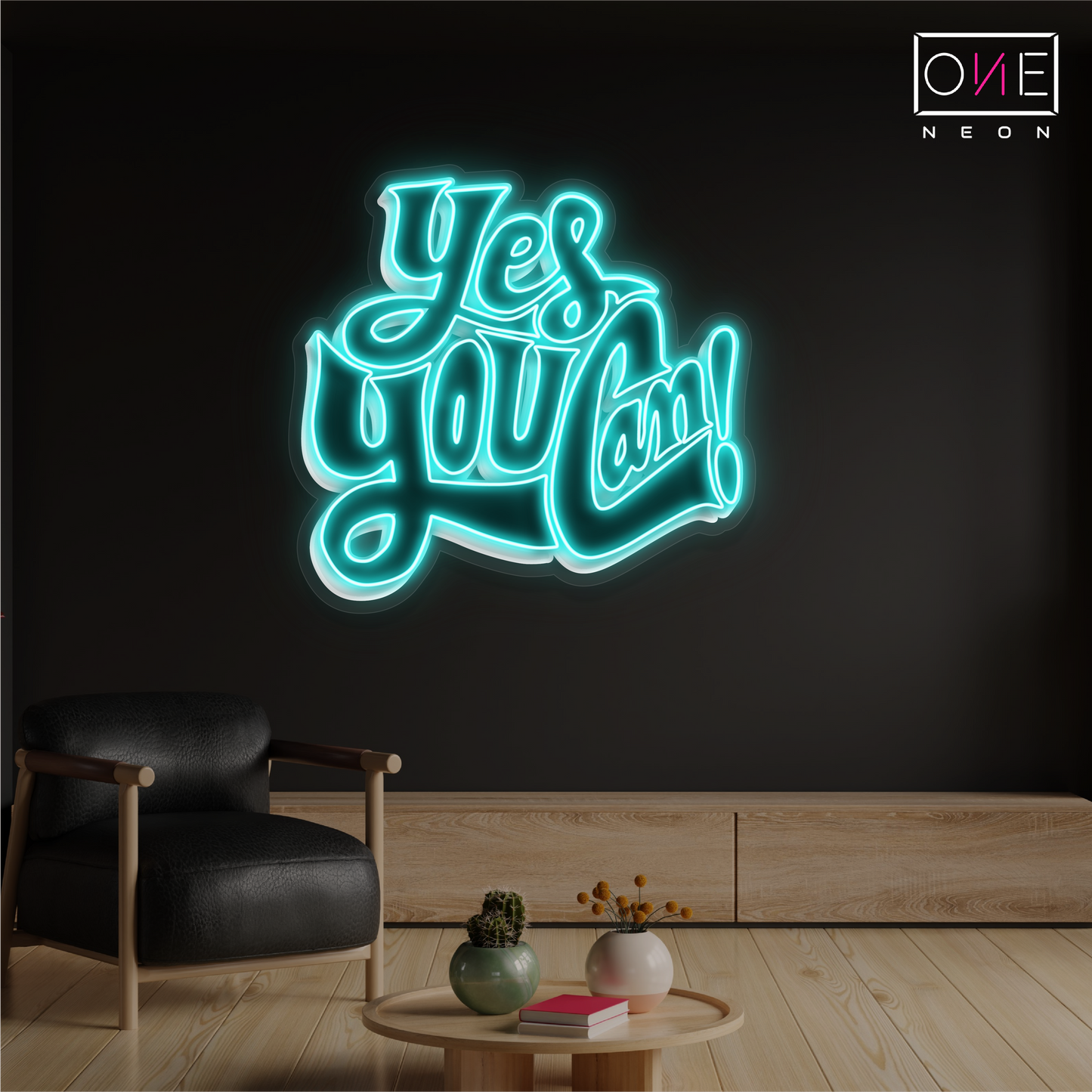 Oui, vous le pouvez ! Enseigne Néon LED d'Œuvre d'Art