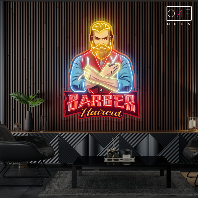 Enseigne LED néon pour salon de coiffure