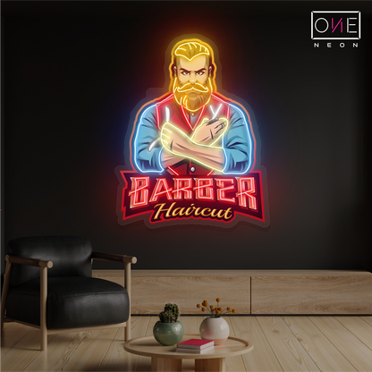Enseigne LED néon pour salon de coiffure