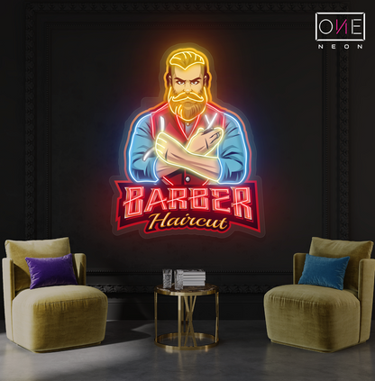 Enseigne LED néon pour salon de coiffure