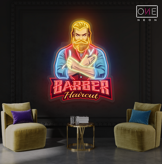Enseigne LED néon pour salon de coiffure