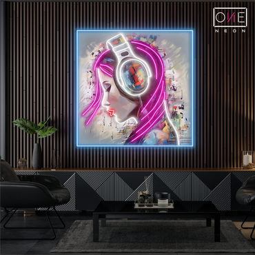 Enseigne au néon LED "Neon Beats Artwork"