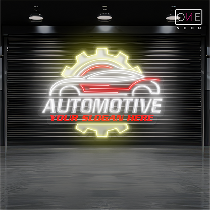 Enseigne Néon LED Artwork Auto Gearworks