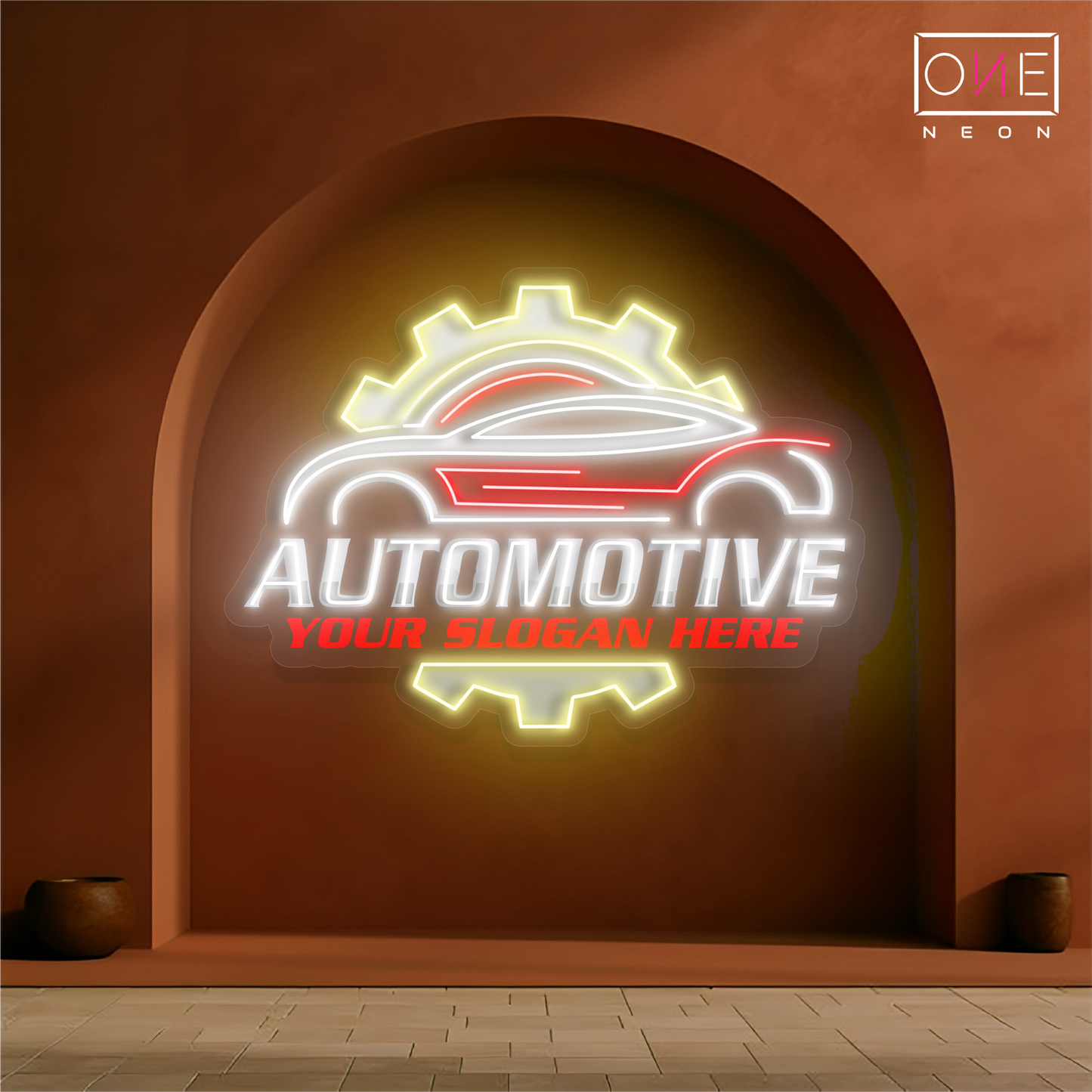 Enseigne Néon LED Artwork Auto Gearworks