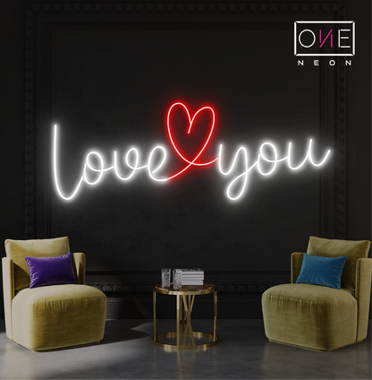Love You Led Neon Sign