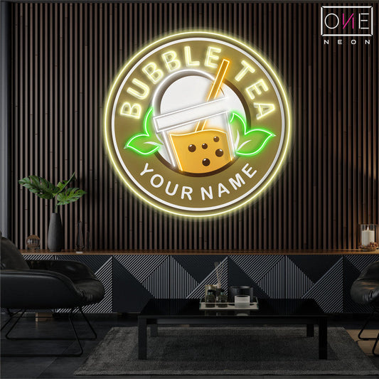 Enseigne Néon LED "Bubble Tea"