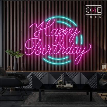 Joyeux Anniversaire Enseigne Néon