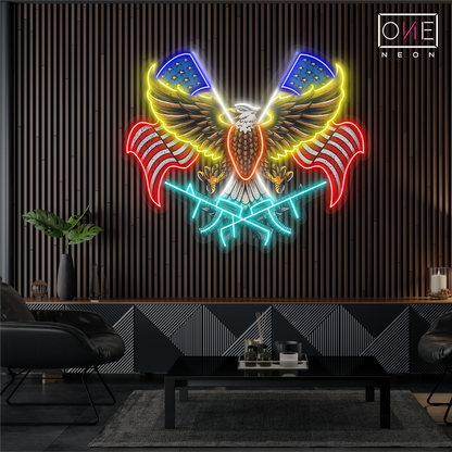 Enseigne Néon LED Artwork Gardien de la Liberté