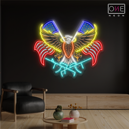 Enseigne Néon LED Artwork Gardien de la Liberté