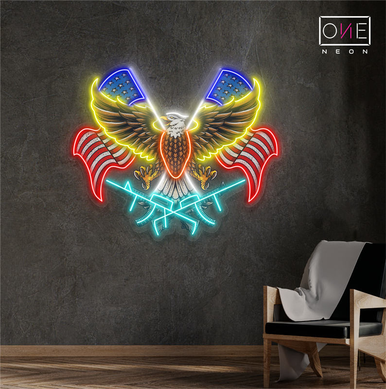 Enseigne Néon LED Artwork Gardien de la Liberté