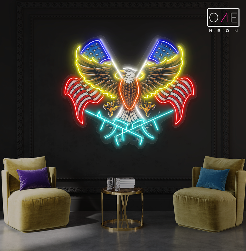 Enseigne Néon LED Artwork Gardien de la Liberté