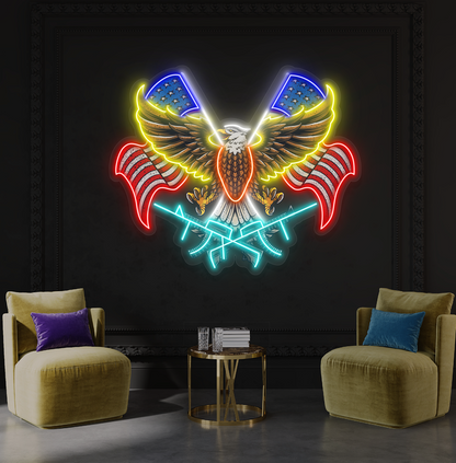 Enseigne Néon LED Artwork Gardien de la Liberté