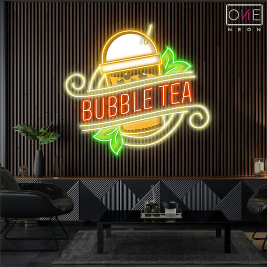 Enseigne Néon LED "Bubble Tea"