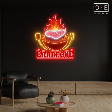 Enseigne néon LED "Barbecue"