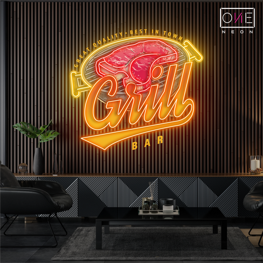 Enseigne néon LED Barbecue