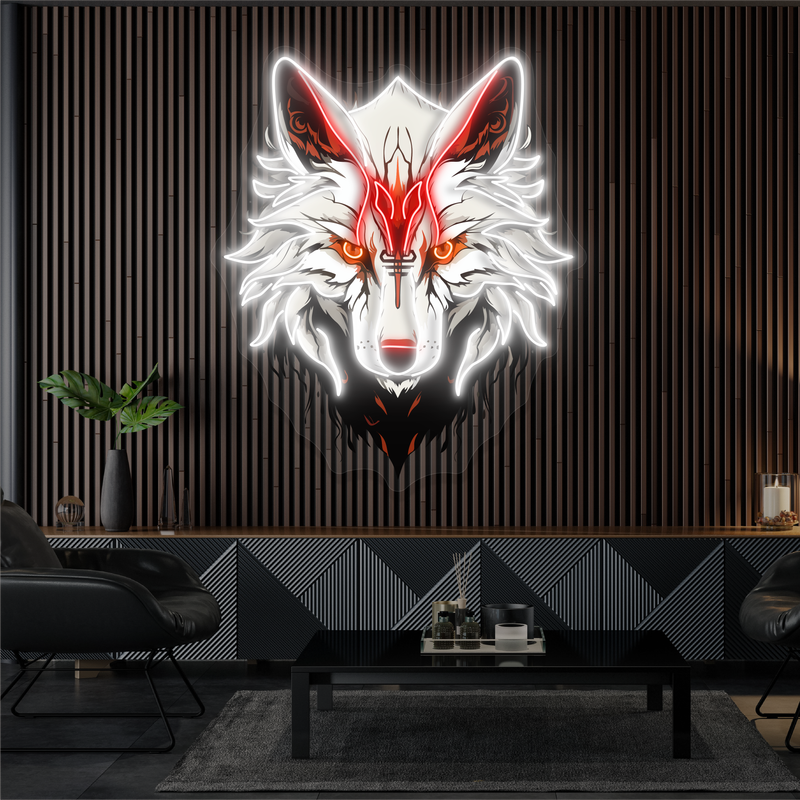 Enseigne Néon LED "Esprit du Loup"