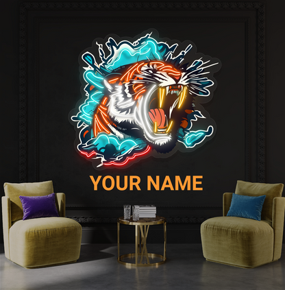 Enseigne néon LED Motif Fureur de la nature