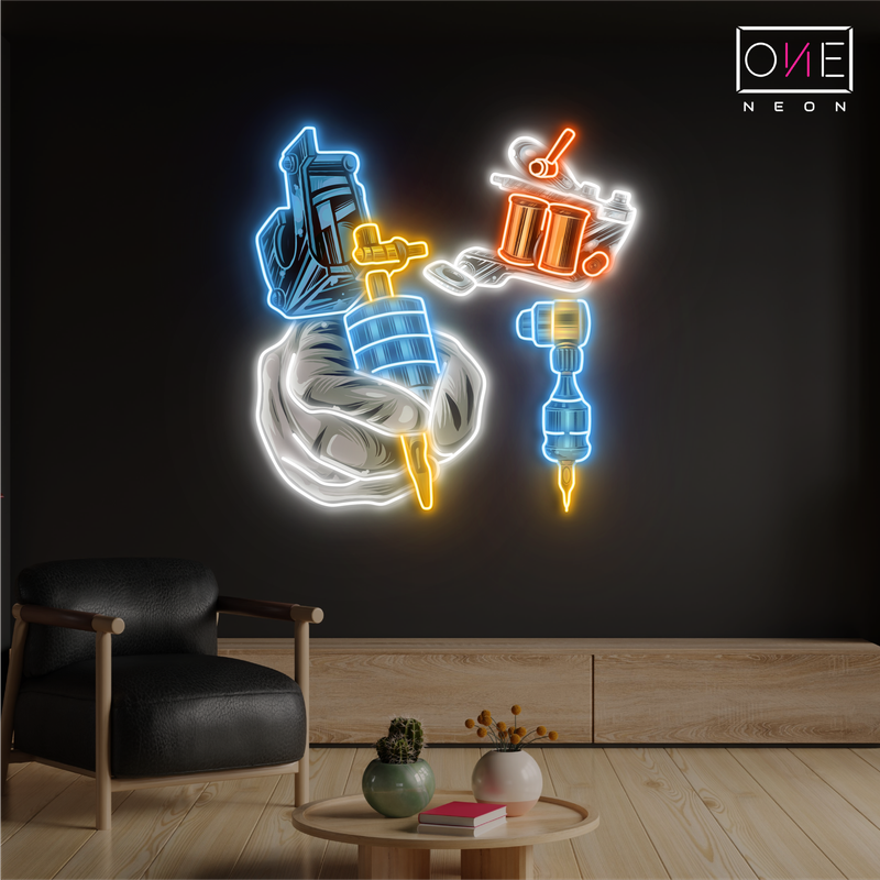 Enseigne lumineuse LED néon pour salon de tatouage