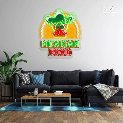 Mexican Food Artwork Led Neon Sign