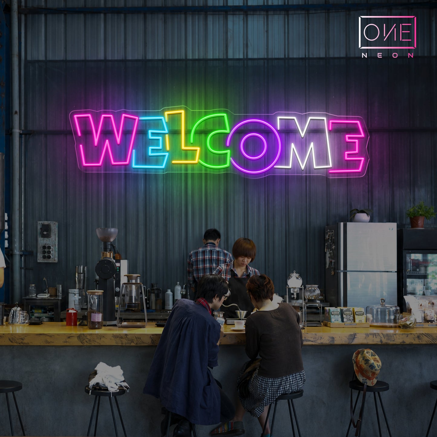 Welcome LED Neon Sign